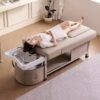 Head Spa Bed with Foot Bath - Beige